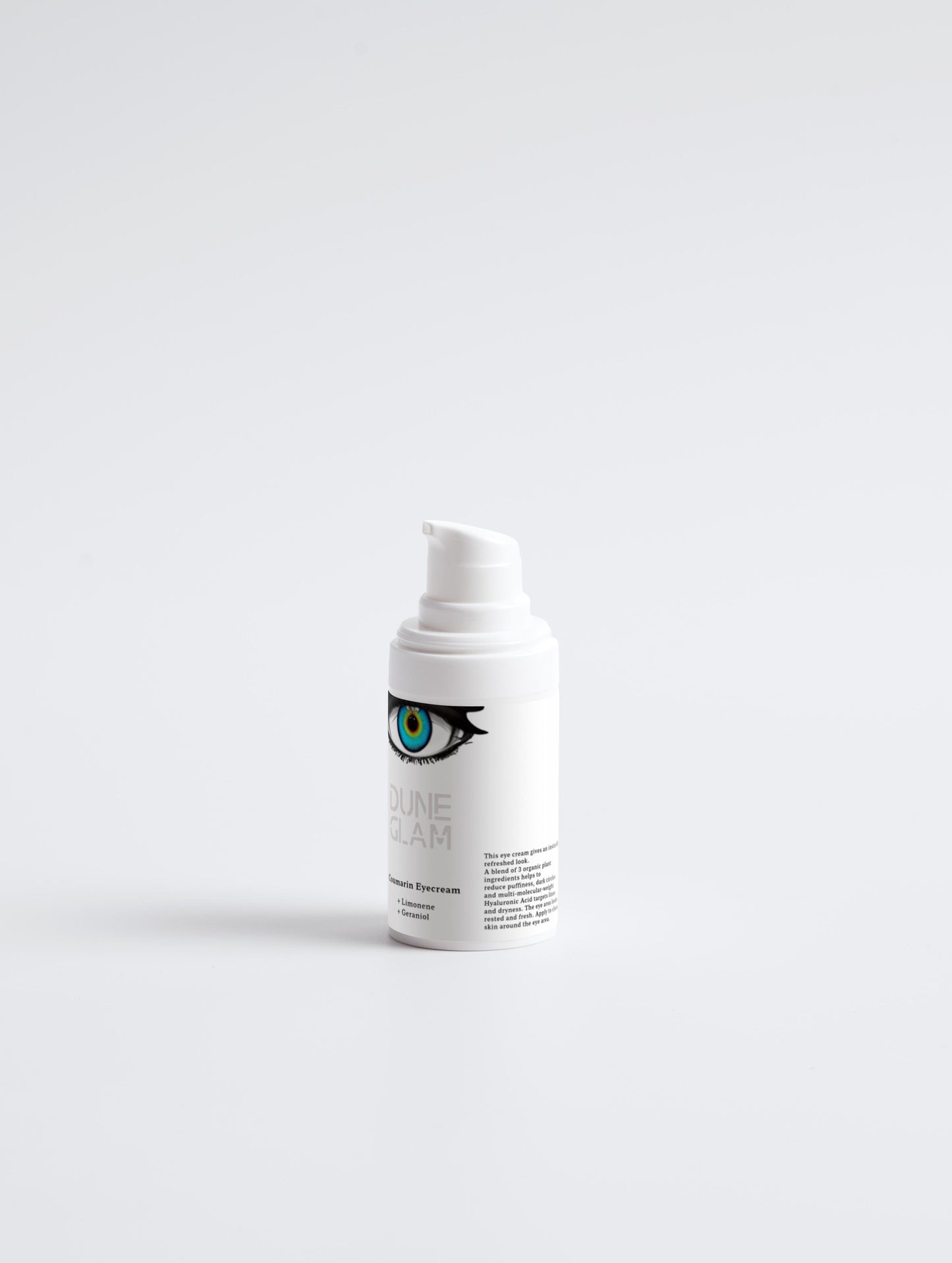 DUNEGLAM hochdosierte Augencreme 15ml mit Hyaluronsäure – Feuchtigkeitsspendende Formel für einen strahlenden Blick