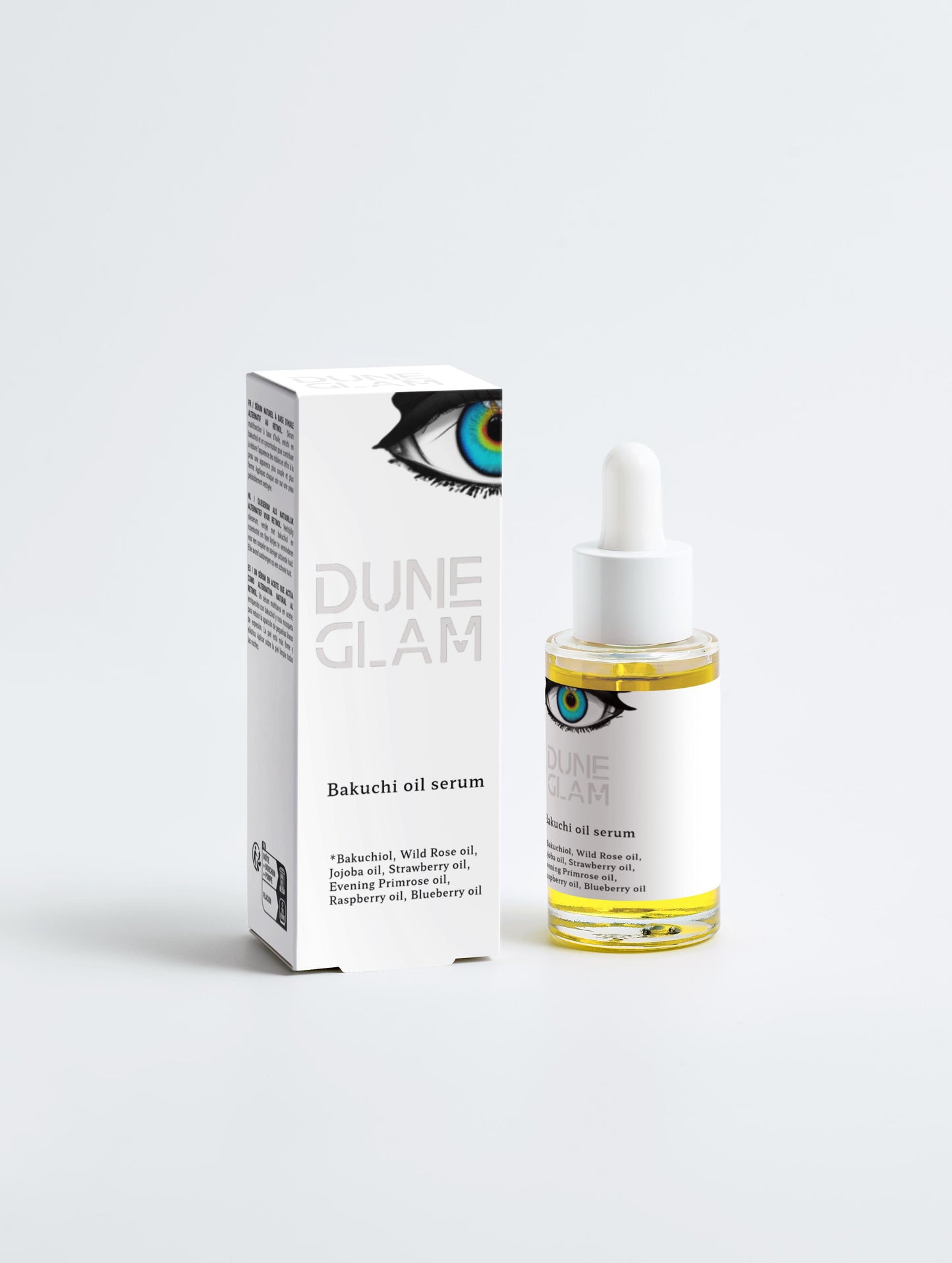 DUNEGLAM Natural Retinol Alternative Oil Serum 30ml Revitalizing Bakuchiol Cream – Natural Anti-Aging Formula for Youthful, Radiant Skin