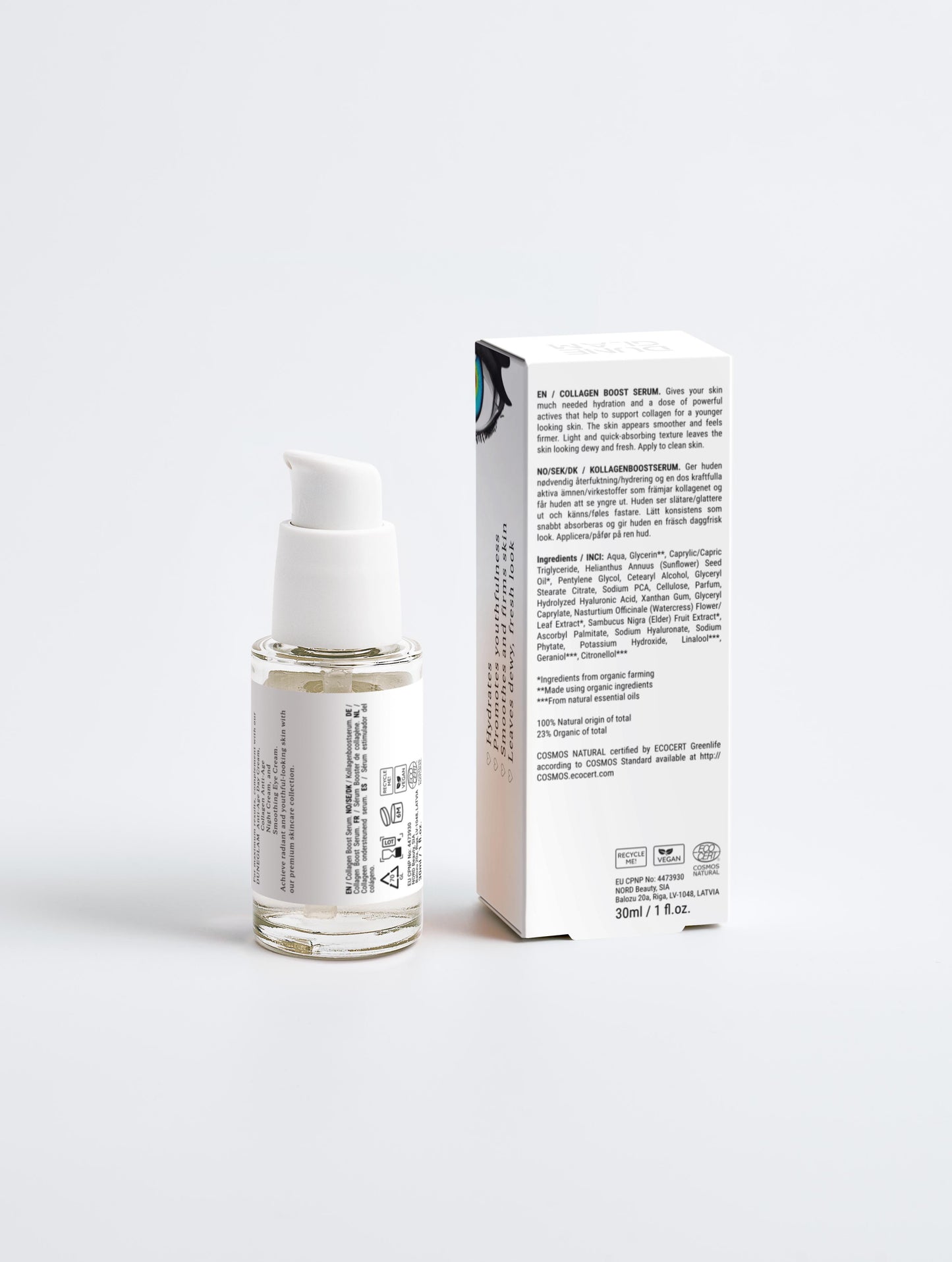 DUNEGLAM Collagen Booster Serum 30ml – With Hyaluronic Acid for firm contours, improved elasticity, and intense hydration. Minimizes lines and wrinkles for a plump, radiant complexion